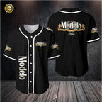 Modelo Beer Baseball Jersey Shirt: Woven Polyester Gift