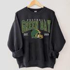 Green Bay Football Vintage Style Sweatshirt, Green Bay Shirt Retro Style 90s Unisex Crewneck, Graphi
