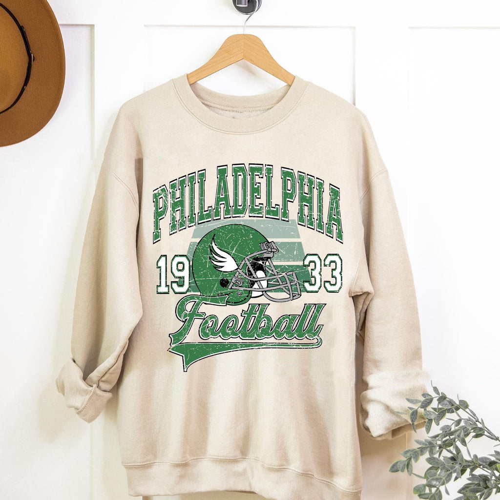 Philadelphia Football Sweatshirt, Vintage Style Gift, Football Tee, Ph