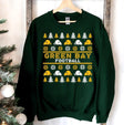 Green Bay Football Ugly Pattern Christmas Sweatshirt, Green Bay Football Team Unisex Hoodie, Footbal