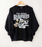 CUSTOM Football Team Inspired Mickey and Friends Sweatshirt, All Teams