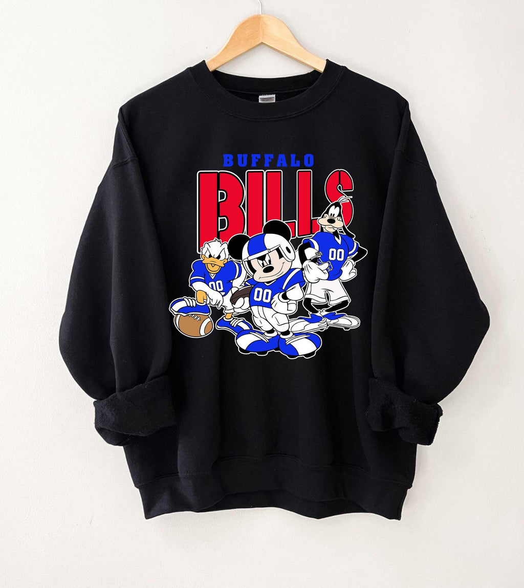 CUSTOM Football Team Inspired Mickey and Friends Sweatshirt, All Teams