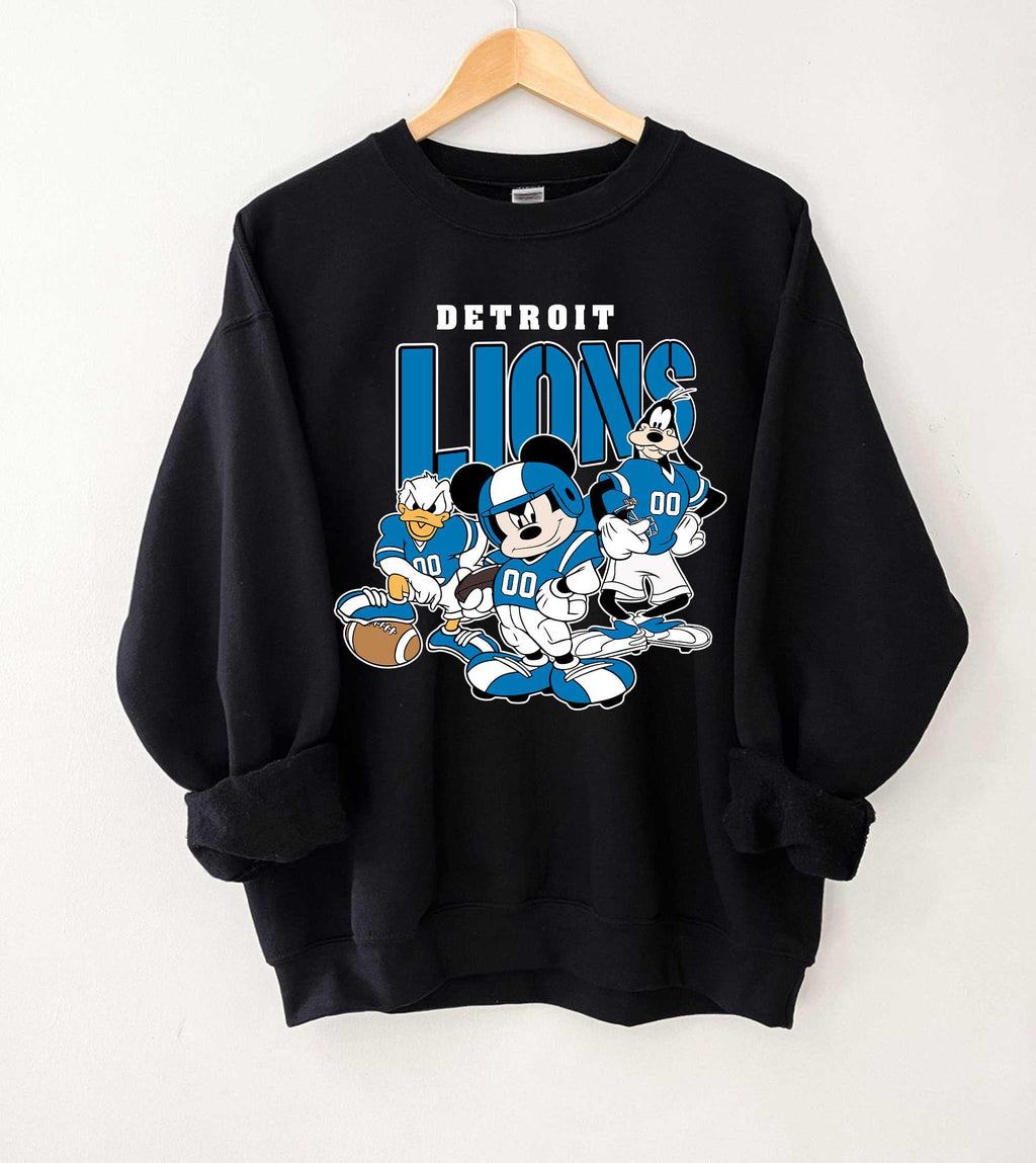 CUSTOM Football Team Inspired Mickey and Friends Sweatshirt, All Teams