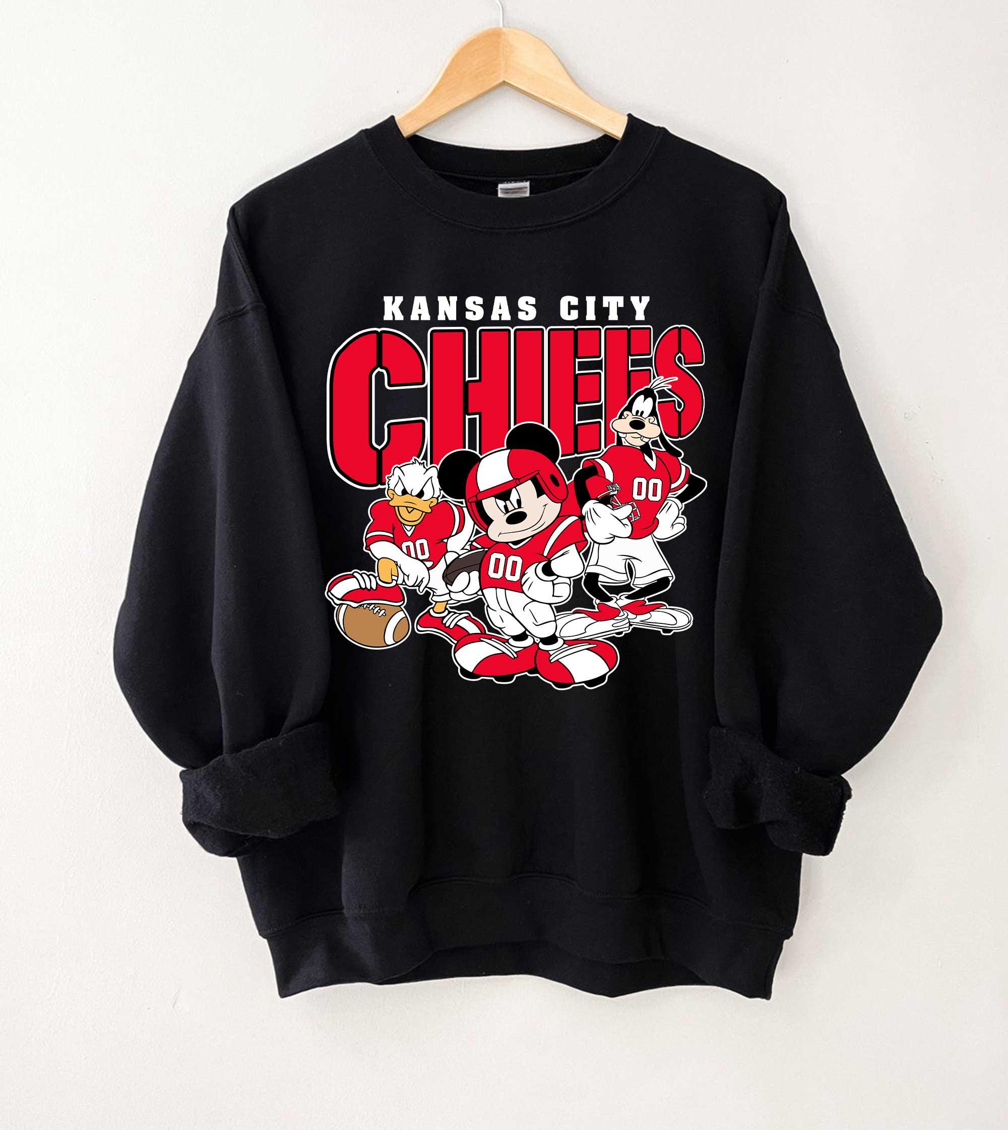 CUSTOM Football Team Inspired Mickey and Friends Sweatshirt, All Teams
