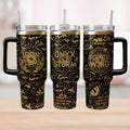 Onyx Storm Engraved Tumbler 40Oz, Flame Dragon Tumbler Cup, Fantasy Bookish Coffee Tumbler, Fourth W