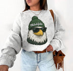 Vintage Philadelphia Football Sweatshirt, Trendy Fan Gifts, Retro Eagl