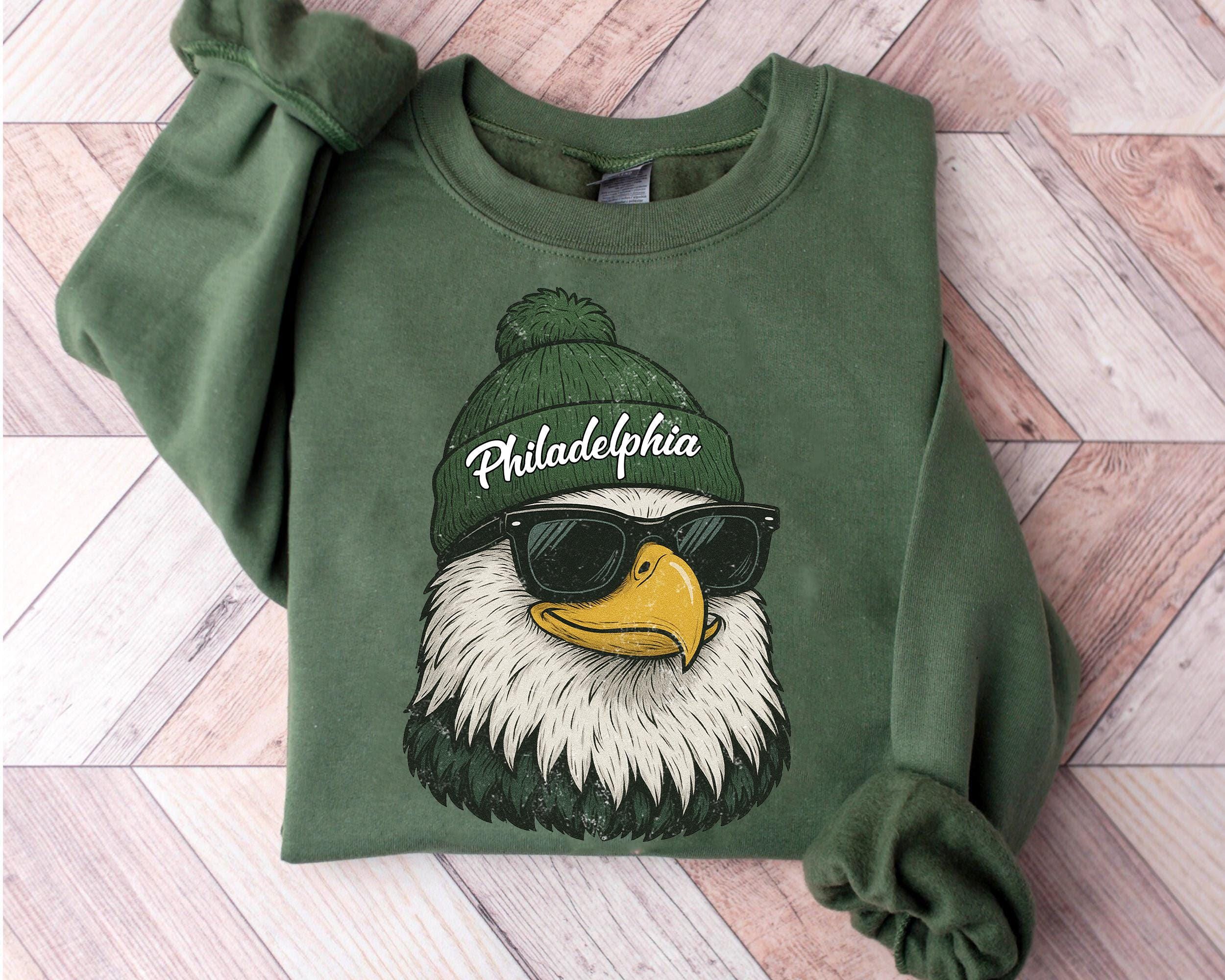 Vintage Philadelphia Football Sweatshirt, Trendy Fan Gifts, Retro Eagle Apparel, Team Wear, Trendy G