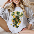 Green Bay Football Sweatshirt, Green Bay Shirt Retro Style 90s Vintage Unisex Crewneck, Graphic Tee 