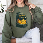 Funny Green Bay Football Sweatshirt, Retro Sports Fan Shirt, Game Day Gift Tee, Green Bay Mascot Swe