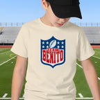 Team Benito Football Logo Shirt, Retro Graphic Tee, Sports Fan Gift