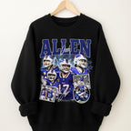 Vintage Josh Allen Sweatshirt, 90s Buffalo Football Fan Apparel