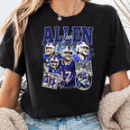 Vintage Josh Allen Sweatshirt, 90s Buffalo Football Fan Apparel