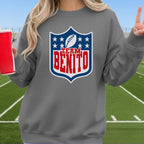 Team Benito Football Logo Shirt, Retro Graphic Tee, Sports Fan Gift