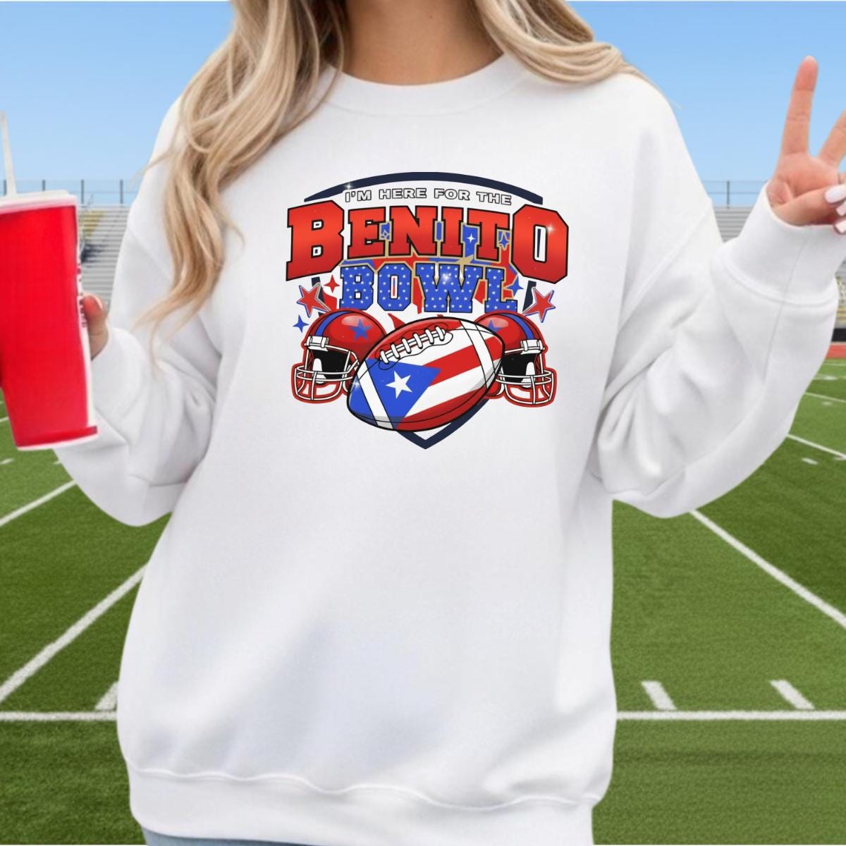 Benit0 Bowl Puerto Rican Football Shirt, Halftime Show Tee