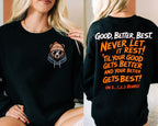 Good Better Best 2 Side Sweatshirt, Chicago Football Christmas Retro H